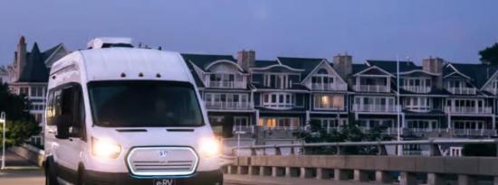 Winnebago驾驶其e-RV电动露营车进行1400英里的公路旅行
