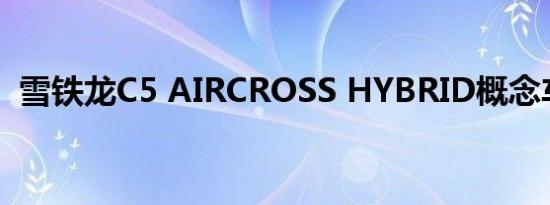 雪铁龙C5 AIRCROSS HYBRID概念车官图