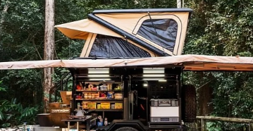 HardkkorXplorer既是工作现场的实用拖车也是露营地的避难所