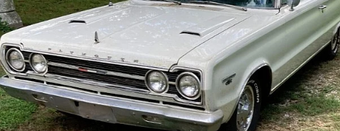 停放47年的1967年PlymouthGTX独一拥有者其原创性令人惊叹