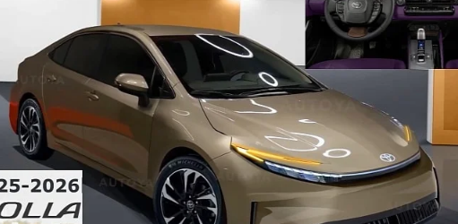 2025款丰田卡罗拉XIII混合动力和插电式混合动力汽车渲染图提出了从内到外的巨大变化